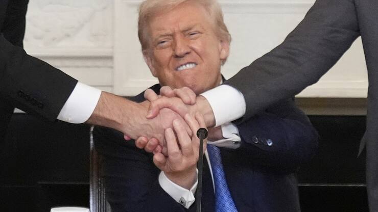 Les taxes douanières de Donald Trump font aussi jaser dans son pays.