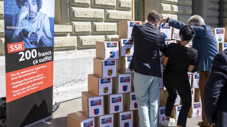 L'initiative SSR a été déposée en août 2023 (archives).