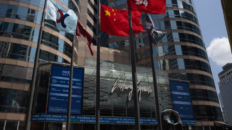 Suspendue de négoce depuis janvier 2024, l'action du géant immobilier à terre a finalement été expulsée de la Bourse de Hong Kong. (archive)