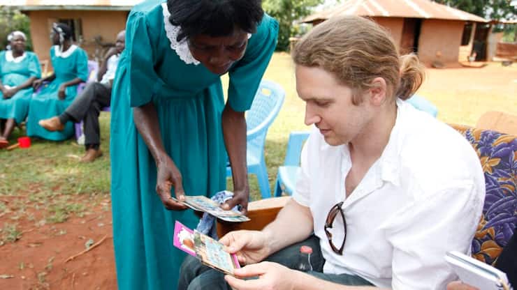 Kai Landwehr (ici en 2013 au Kenya) s'est exprimé sur les ondes de la SRF.