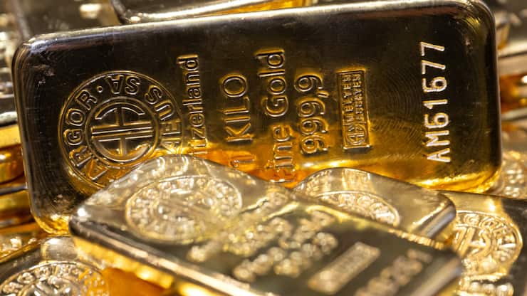 Ll'or a touché un nouveau record mercredi, à 3546,96 dollars l'once (archives).