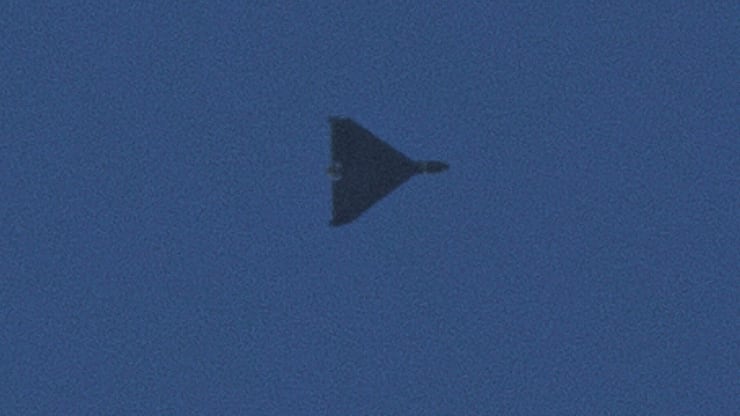 Un drone russe lors d'une attaque au-dessus de Kiev (archives).