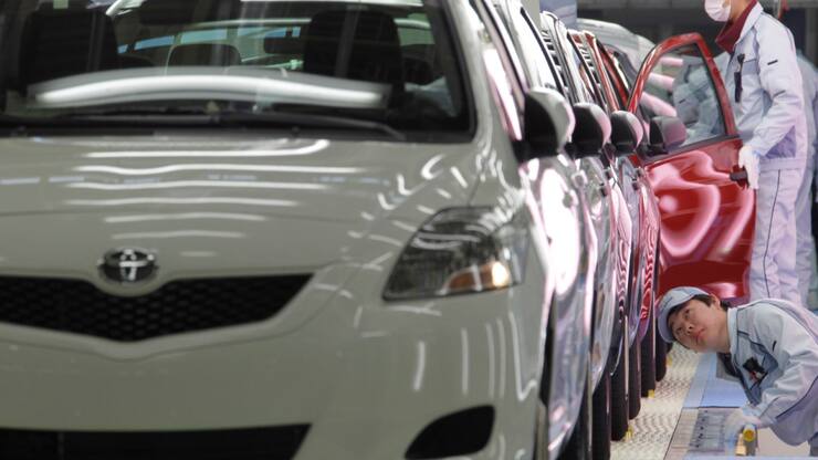 Les voitures hybrides continuent d'avoir le vent en poupe, à l'instar de la Toyota Yaris (archives).