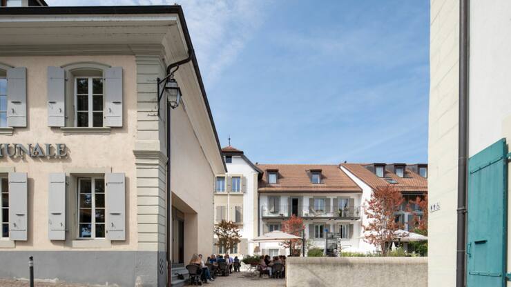 Les mesures visent à faciliter la construction de logements dans des sites construits protégés, ici Prangins (VD), sans restreindre de manière disproportionnée leur protection (archives).