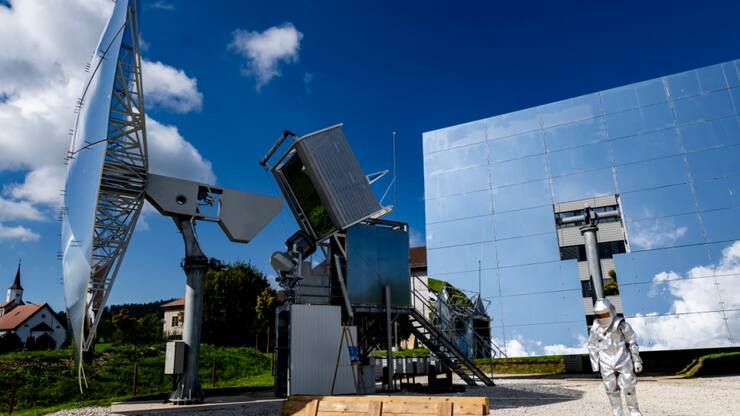 Panatere a inauguré a La Chaux-de-Fonds les deux premiers fours solaires pour la production d'acier 100% recyclé.