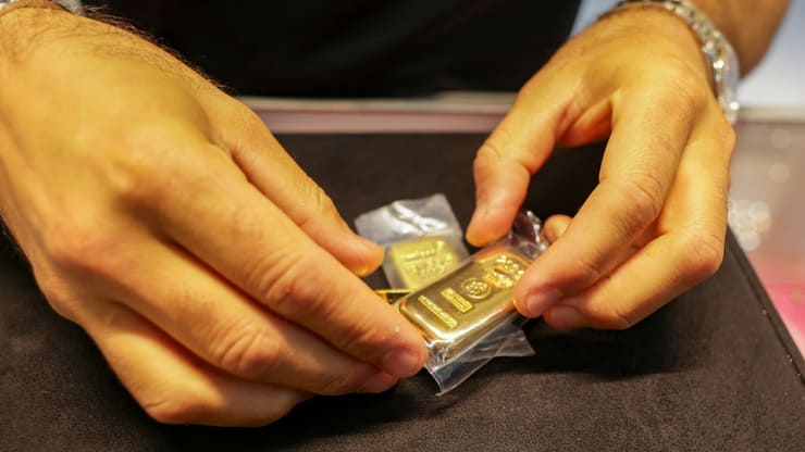 L'once d'or a atteint un nouveau sommet à 4140 dollars (archives).