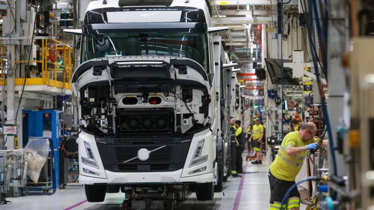 Les conditions de marché plus difficiles en Amérique du Nord et en Amérique du Sud ont eu un impact négatif sur le chiffre d'affaires de Volvo Group (archives).