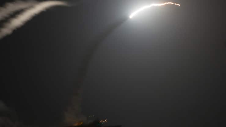 Volodymyr Zelenski réclame notamment des missiles Tomahawk, tirés ici depuis un navire américain (archives).