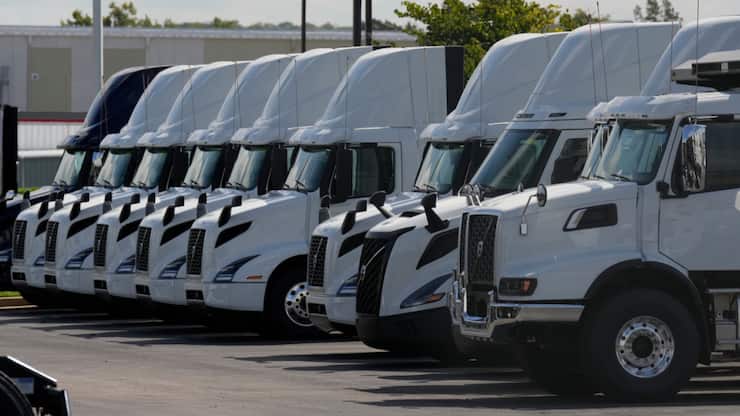 Selon Capital Economics, les Etats-Unis importent 78% de leurs camions du Mexique et 15% du Canada (archives).