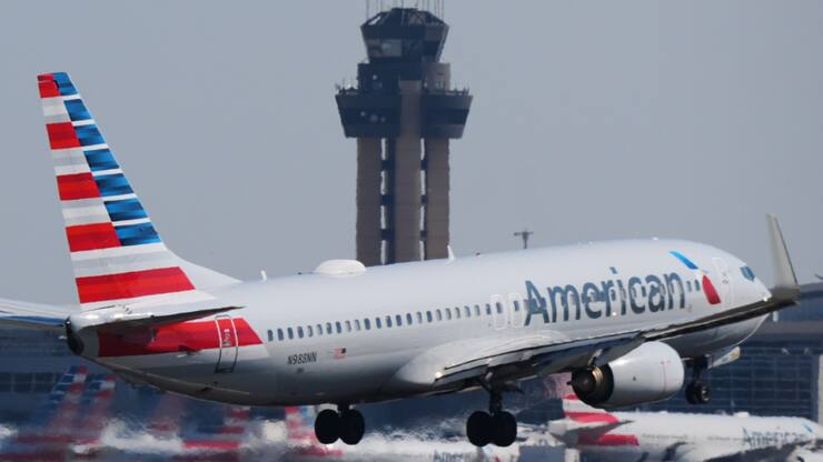 La perte nette d'American Airlines, de 114 millions de dollars, est moins creusée que celle de 149 millions sur la même période de l'année précédente. (archive)