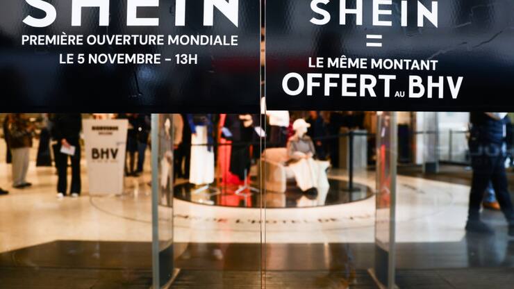 Le patron du BHV s'est félicité de la fréquentation de la boutique Shein. (archives)