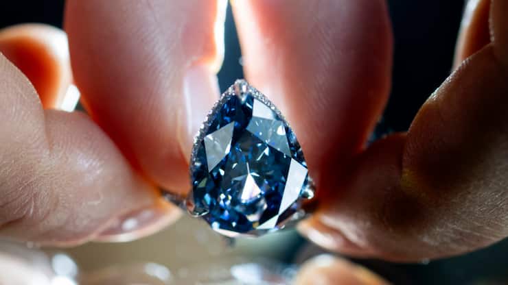 Le "Mellon blue" a été vendu plus de 25 millions de dollars mardi à Genève lors d'une vente aux enchères de la maison Christie's (archives).