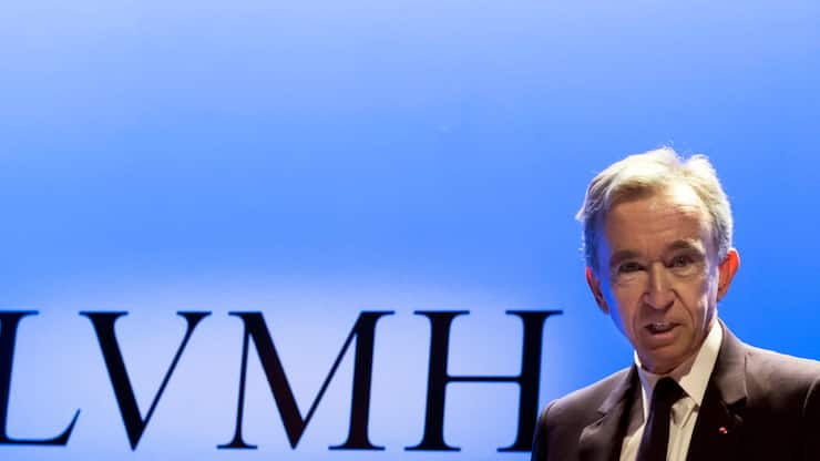 LVMH annonce une prise de participation au capital de la Manufacture La Joux-Perret. Ici, le directeur général du groupe de luxe français Bernard Arnault.