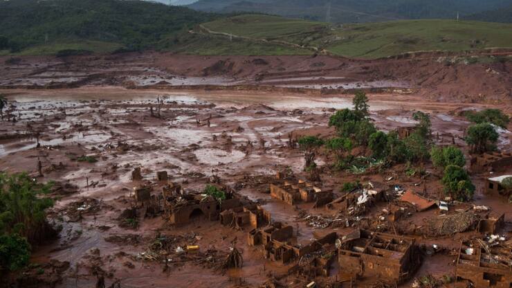 La rupture du barrage de Fundao, près de la ville de Mariana, avait fait 19 morts et causé d'énormes dommages à l'environnement (archives).