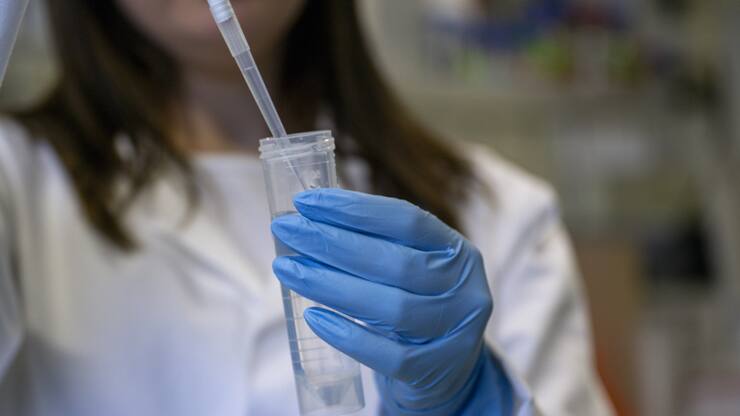 La contraction observée entre juillet et fin septembre est notamment attribuée à l'important secteur chimique et pharmaceutique. (archive)