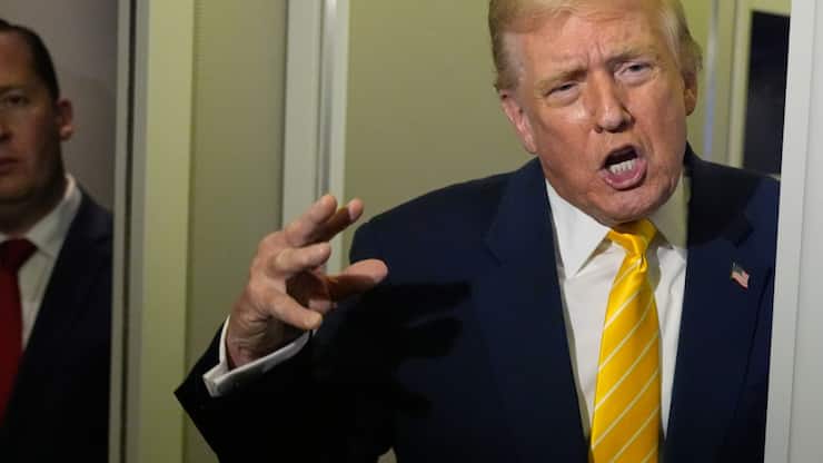 Le président américain Donald Trump s'était emporté contre une journaliste, à bord d'Air Force One.