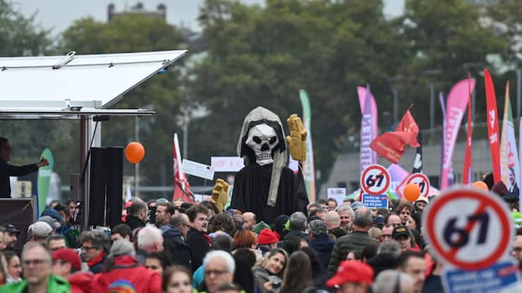 La Belgique avait déjà connu une journée de grève générale, le 14 octobre dernier.