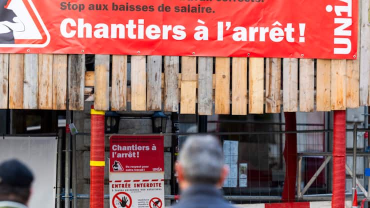 Le secteur de la construction demeure de loin le plus sinistré en 2025, devant la restauration et le commerce de détail. (archive)