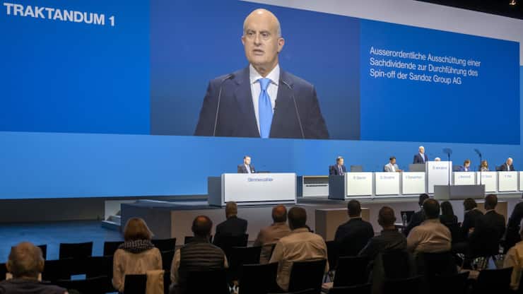 Actuel président de Sandoz et ex-patron de Firmenich, Gilbert Ghostin devrait reprendre la présidence de l'organe de surveillance de SGS à l'issue  de l'assemblée générale du 26 mars prochain (archives).