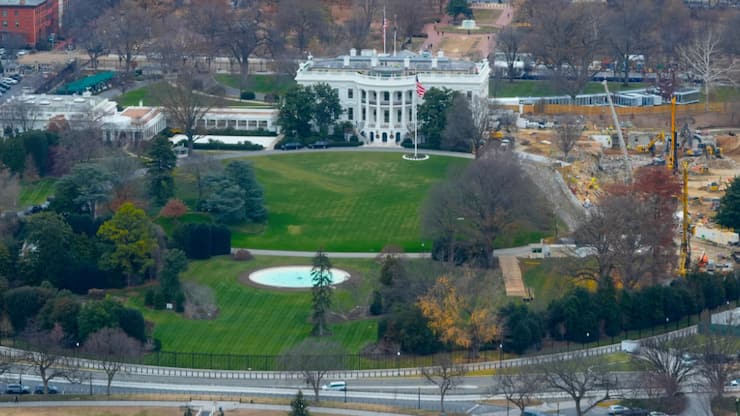 Donald Trump a déjà démoli l'aile est de la Maison-Blanche pour y construire une salle de bal de 1000 places (archives).