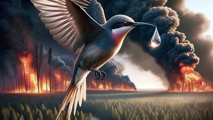 La légende du colibri, une allégorie pour faire sa part