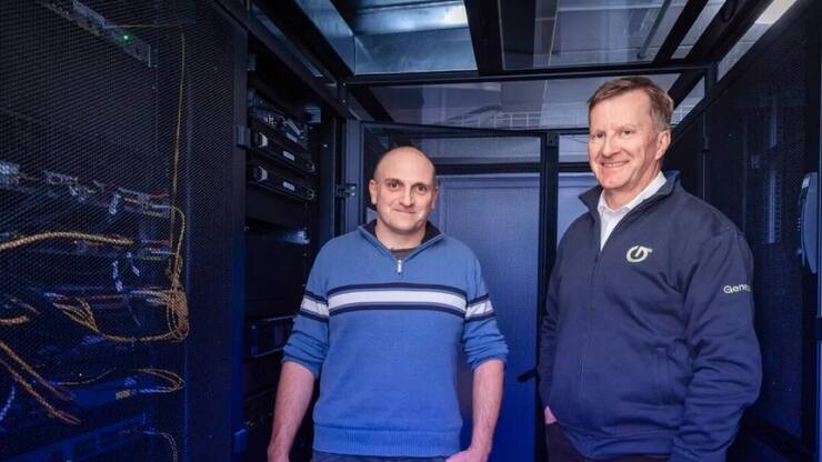 Jérémie Briod (à g.) et Joël Duc, de chez Genedis.