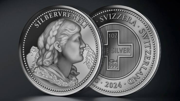 En mars 2023, la société alémanique Philoro lançait 100 cryptovrenelis avec une puce NFT