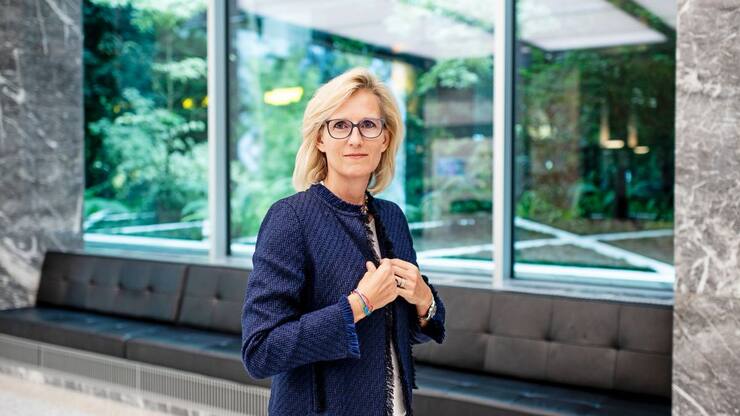 Sabine Keller-Busse, Group Chief Operating Officer der UBS, am 18.07.2019 an deren Sitz an der Bahnhofstrasse 45 in Zï¿ï¾¼ri