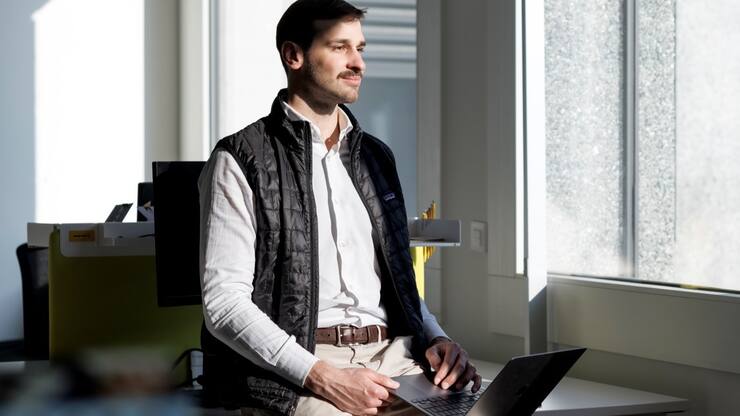 Frédérik Plourde, cofondateur de la start-up Neuria