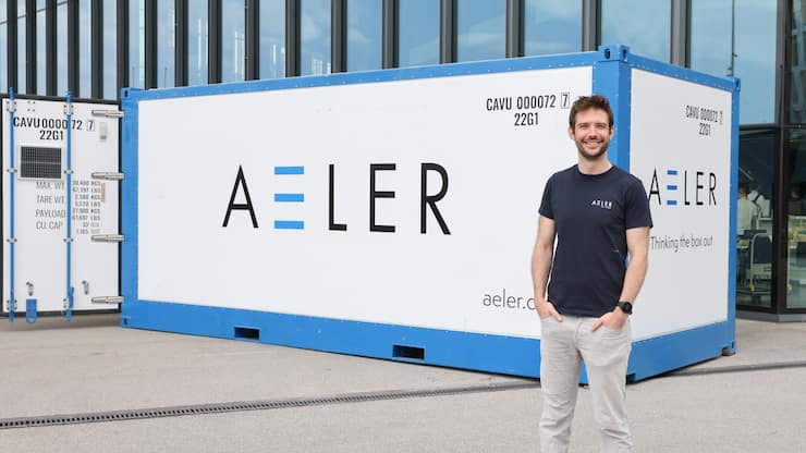 David Baur, cofondateur de la start-up Aeler