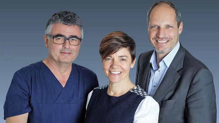 Les trois cofondateurs Daniel Fishman, Carole Matzinger et Romain Boichat, sont des fins connaisseurs des milieux médicaux.