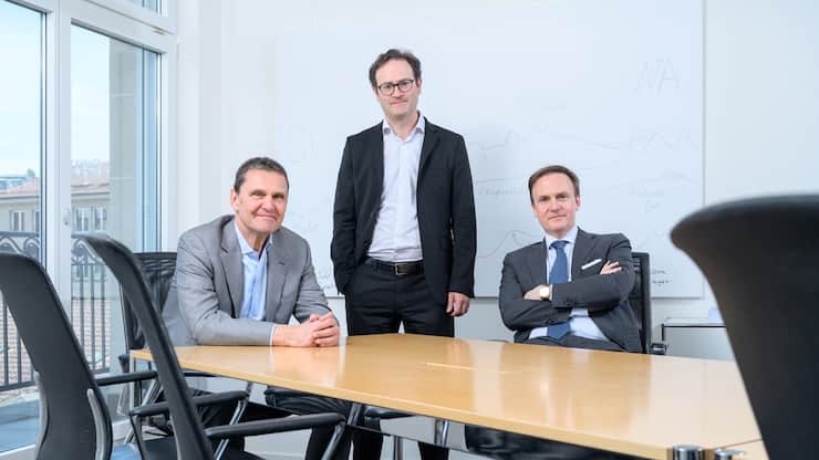 Jean-Luc Chenaux, Mathieu Blanc et Edgar Philippin