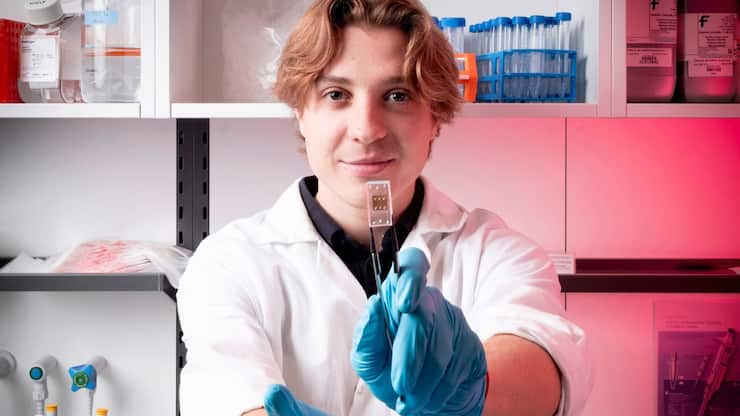 Mateo Hamel, cofondateur de la start-up en création Neosens