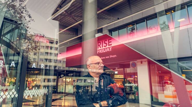 Ivan Haralambof, directeur du centre commercial de Balexert