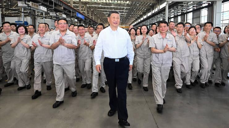 Xi Jinping au Luoyang Bearing Group