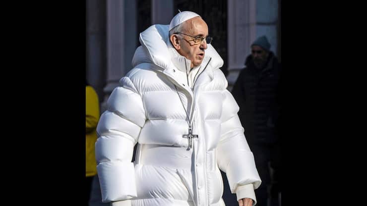 Fausses images du pape François 