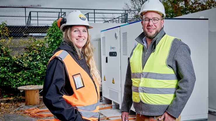 Sarah van Rooij (SIG) et Loïc Viret (Evaarist)