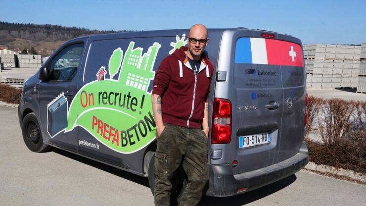 Avant de travailler dans le secteur du béton, Julien Lasserre a sillonné le monde pour un groupe du Nord vaudois.