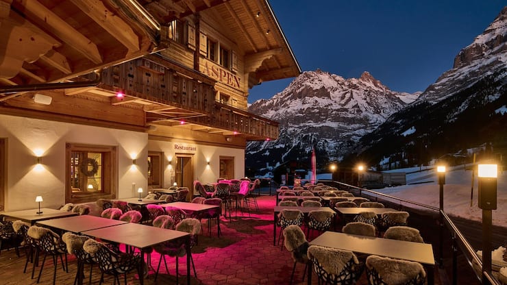 L'hôtel Aspen à Grindelwald.