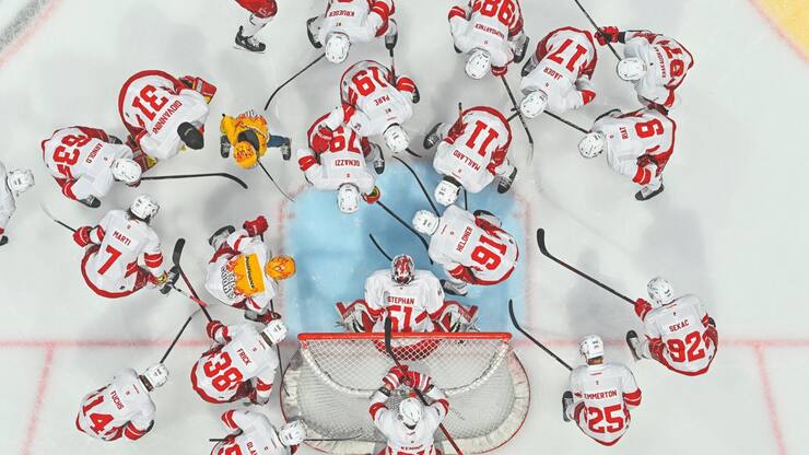 SCHWEIZ EISHOCKEY PLAYOFF FRIBOURG LAUSANNE