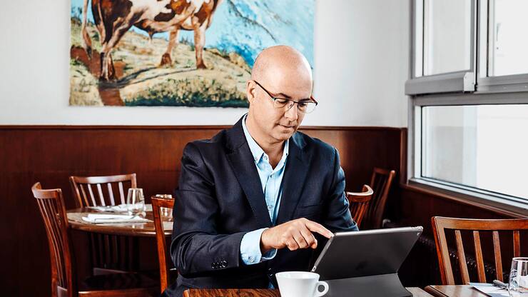 Didier Bonny est le fondateur de la start-up installée dans l’incubateur de l’EHL. 