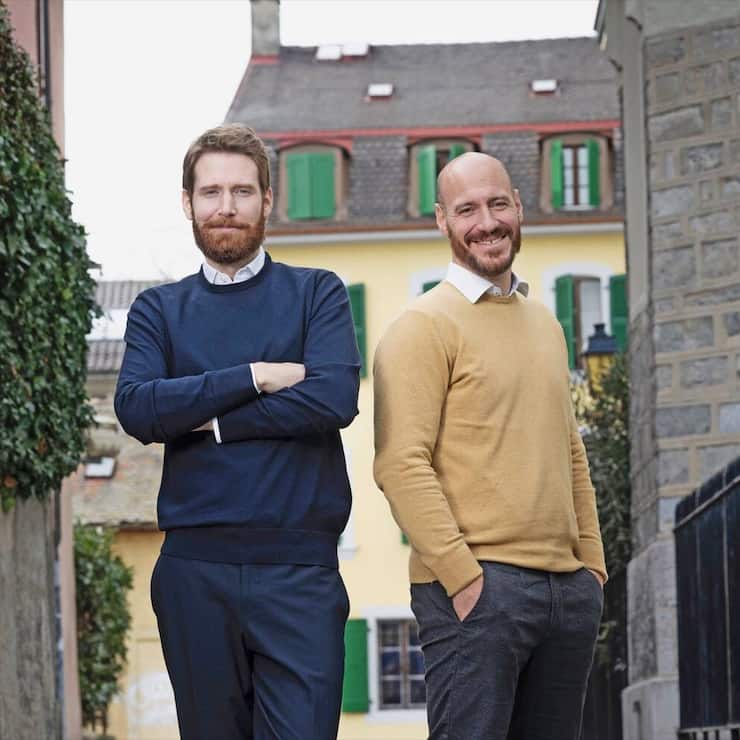 Joel Houmard et Alain Pittet, cofondateurs d’Enki Capital, une société qui investit dans les PME suisses.
