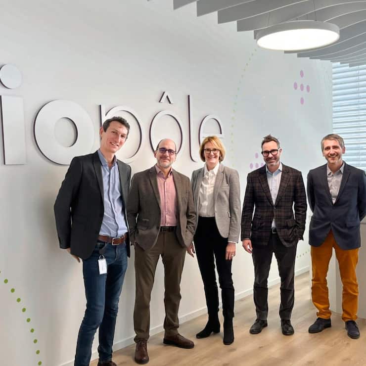 De g. à dr.: Pierre-Jean Wipff, Nasri Nahas, Katharina Gasser, Sébastien Mégevand et Olivier Philippe.