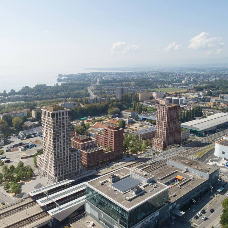 Central Malley, des espaces de travail modernes aux portes de Lausanne