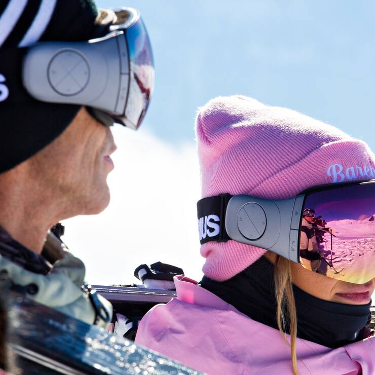 <p>Les masques de ski de la start-up utilisent un système de réalité augmentée.</p>