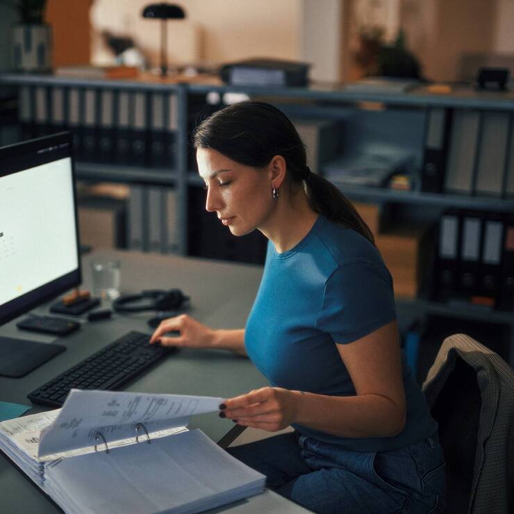 PostFinance Billing Solutions Kampagnenbild Buchhaltung