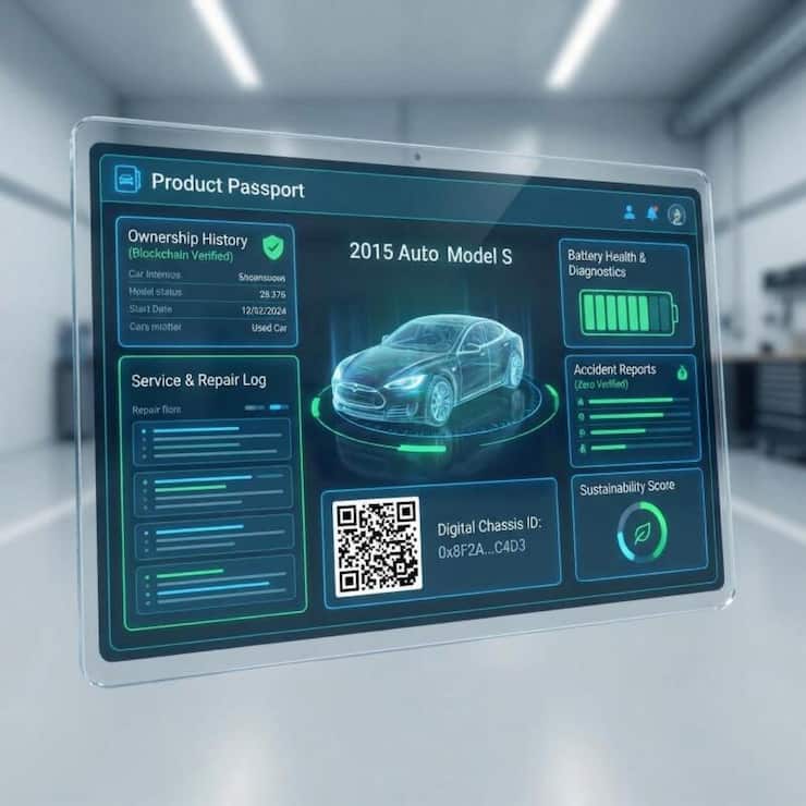 Ce «jumeau numérique» est accessible via un code figurant sur le produit et accompagne la batterie tout au long de son cycle de vie, de la fabrication à l’utilisation, en passant par le recyclage.