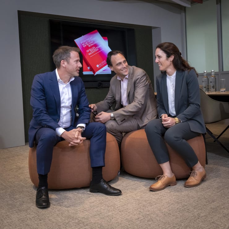 Raphaël Leveau, Frédéric Rochat et Aude Tinguely