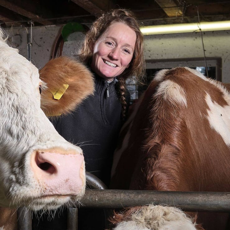 Anne Chenevard gère une exploitation à Corcelles-le-Jorat