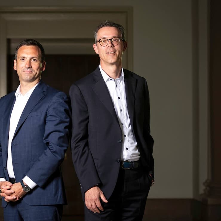 Didier Muller et Laurent Müller, de la BCV, soulignent l’importance de mener une réflexion plus globale sur la chaîne de valeur de l’entreprise et de la situation personnelle.